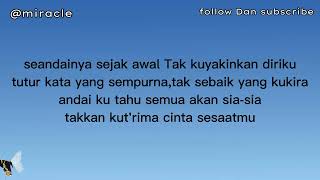 Download Lagu mahalani-sial lirik MP3