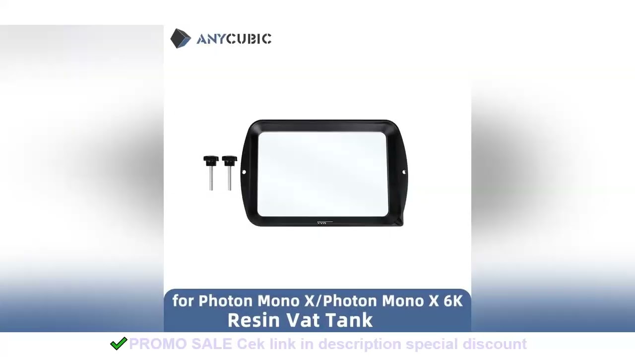 ANYCUBIC UV Resin Vat Tank for Photon Mono X(6K) /X2/M3 Plus/X 6KS 3D Printers Accessories Material
