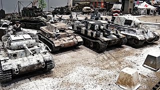 Amazing RC Tanks Trucks WW2 Wehrmacht Bundeswehr US Army Tiger Elephant StuG 3 M4 Sherman Leopard 2