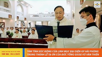 ▶©LEDINH: LỜI TÂM TÌNH CỦA LINH MỤC ĐẠI DIỆN GP HẢI PHÒNG VỚI ĐỨC TỔNG GM GIUSE VŨ VĂN THIÊN