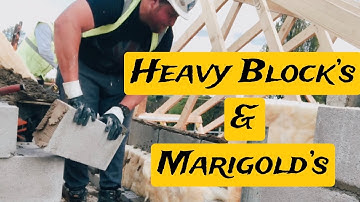 Bricklaying Vlog - Party Wall (Cut Up Build) - Heavy Blocks! - Part 1