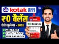 Kotak Mahindra Bank Open Account Zero Balance | Kotak 811 Account Opening Online Zero Balance