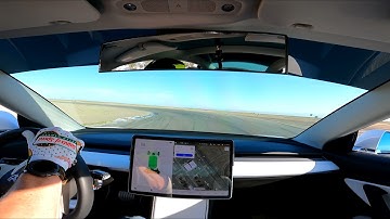 Model 3 Performance takes on Buttonwillow for the first time!