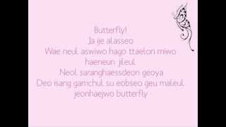 Video thumbnail of "[To The Beautiful You OST] Jessica & Krystal - Butterfly Lyrics"