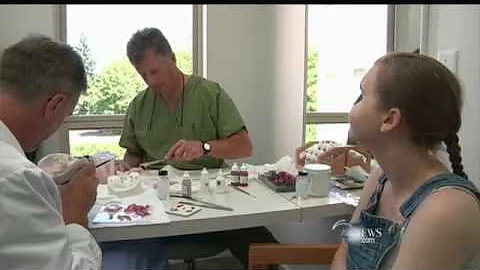 Gun Shot Victim Chrissy Steltz New Prosthetic Face...
