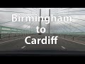 [4K] Driving from Birmingham to Cardiff (UK)