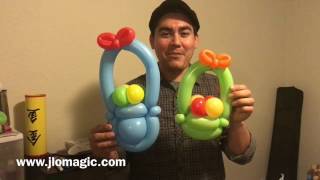 Easter Basket balloon - tutorial