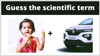 Guess the SCIENTIFIC TERM 👨‍🎤👩‍🔬   by connecting the images |Connexion game in english🤔|
