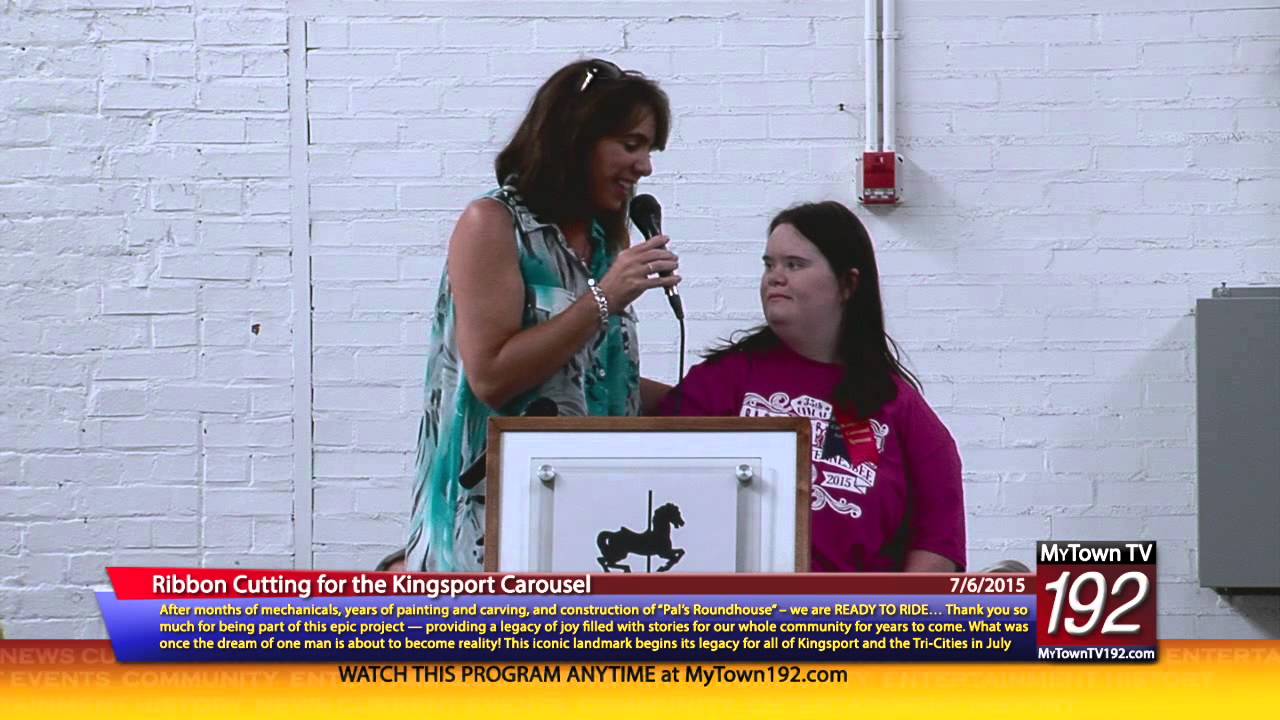 Kingsport Carousel Ribbon Cutting 6/6/2015 YouTube
