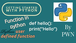Python Tutorial for Beginners | Working with Functions in Python | User defined functions | PART #18