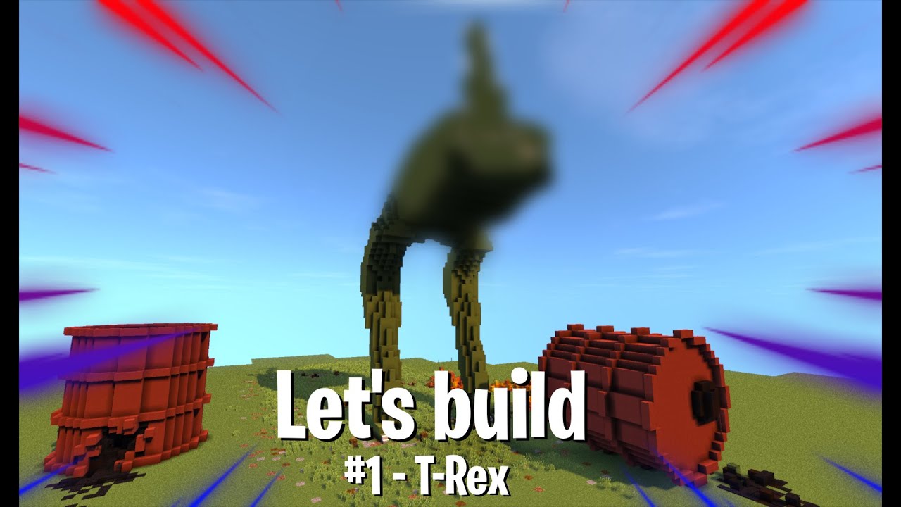 The beautiful build is a T-Rex | Build #1
