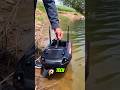 Playing a VIDEO GAME to catch fish in real life! 🎮🚤 #shorts #fishing #tech