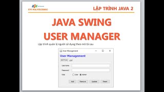 java2 Quản lý User java Swing lab2  b2 P2