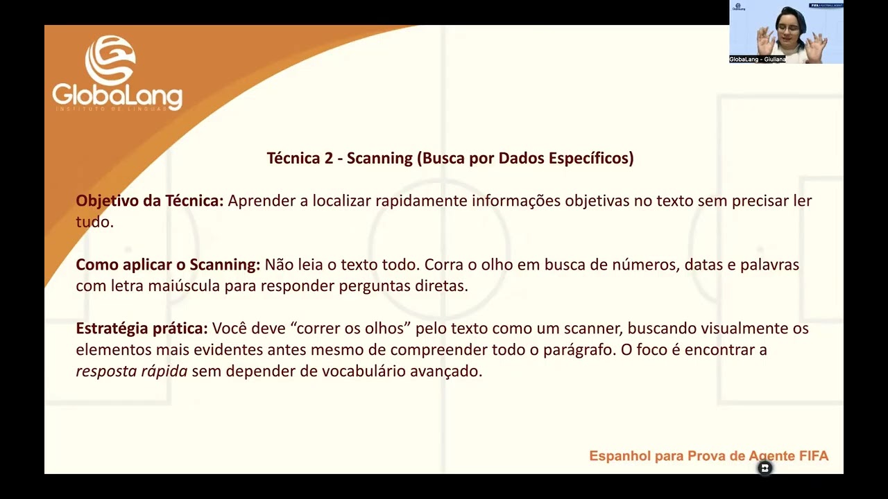 Aula teste em espanhol