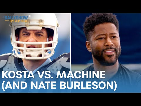 Michael Kosta and Nate Burleson vs. Intel's AI-Powered Robot Quarterback | The Daily Show