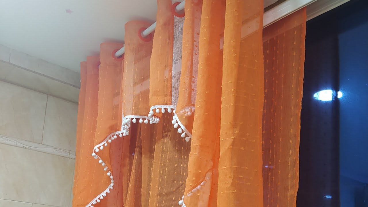 اعادة تدوير🔄خياطة ستائر💪🏻طريقة سهلة ومبتكرة✅وشرح بسيط للمبتدئين👌جبتلكم مودال هبال😍