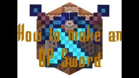 How to get an Epic OP Sword using Command Blocks - Minecraft
