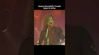 Jason Newsteds Creeping Death vocals/1994 vs 2023 jasonnewsted metallica fyp ridethelightning
