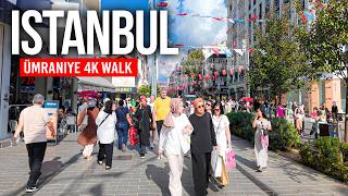 ISTANBUL, Türkiye 🇹🇷 Ümraniye: Gerçek Anadolu Yakası | 4K Walking Tour