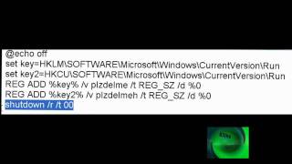Batch Virus 1 : Reboot at Startup