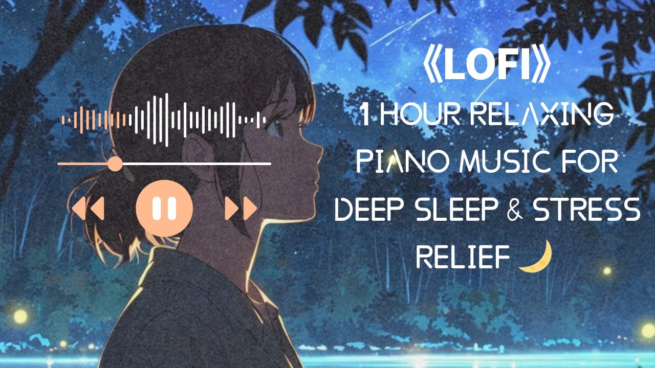 T.TRain1 Hour Relaxing Piano Music for Deep Sleep & Stress Relief 🌙 ...
