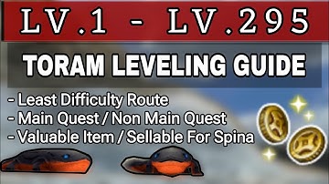 (Toram Online) - Leveling Guide Lv.1 - Lv.295