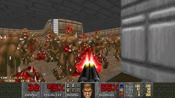 [Doom II] 1Monster - Map02 - Hangar of Evil - UVMax - 2,55