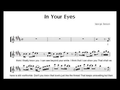 감미로운 팝송 GeorgeBenson &amp;quot;In Your Eyes&amp;quot; 알토색소폰 연주 Alto saxophone cover