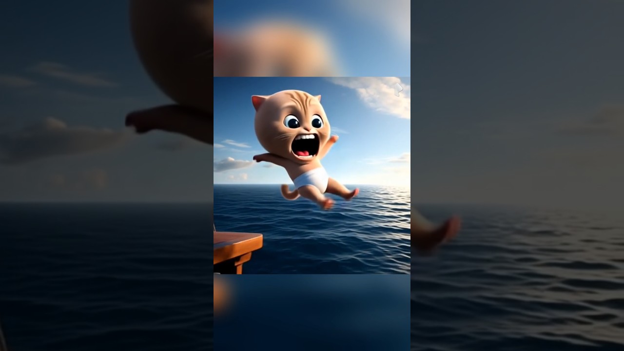 A family of athletic cats and swimmers all,🤔🫣