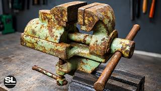 I Restored This Rusty Old Vise Back to Life