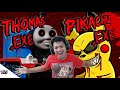 THOMAS, KERETA BAIK YANG TERSAKITI!!!! Thomas & Pikachu EXE [SUB INDO] ~Gak Seram Guys Tenang Aja!!