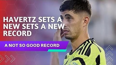 Havertz set a new record in the cross-the-volley challenge