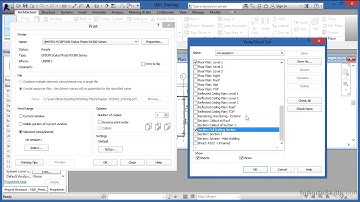 How To Find  Print Dialog box In Revit | Revit Tutorials | Revit Architectural