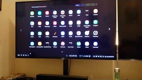Samsung Dex initial setup with use of Tab S4 through HdMI output to TV