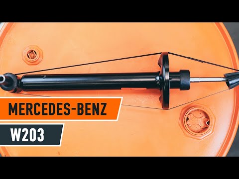 How to replace front shock absorbers and springs on MERCEDES-BENZ C W203 TUTORIAL | AUTODOC