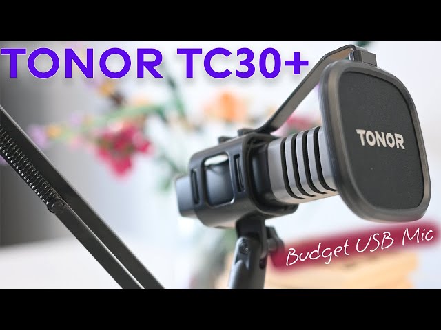 Tonor TC30S+ USB RGB Condenser Microphone Kit, Cool RGB Lights, Plug &  Play, Adjustable Boom Arm, Upgraded Desk Clamp, Shock Mount, Black