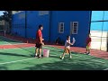 Tennis for kids  fohand and backhands drill