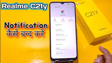 How to Hide & Unhide Notification In Realme C21y , Realme C21y notification settings