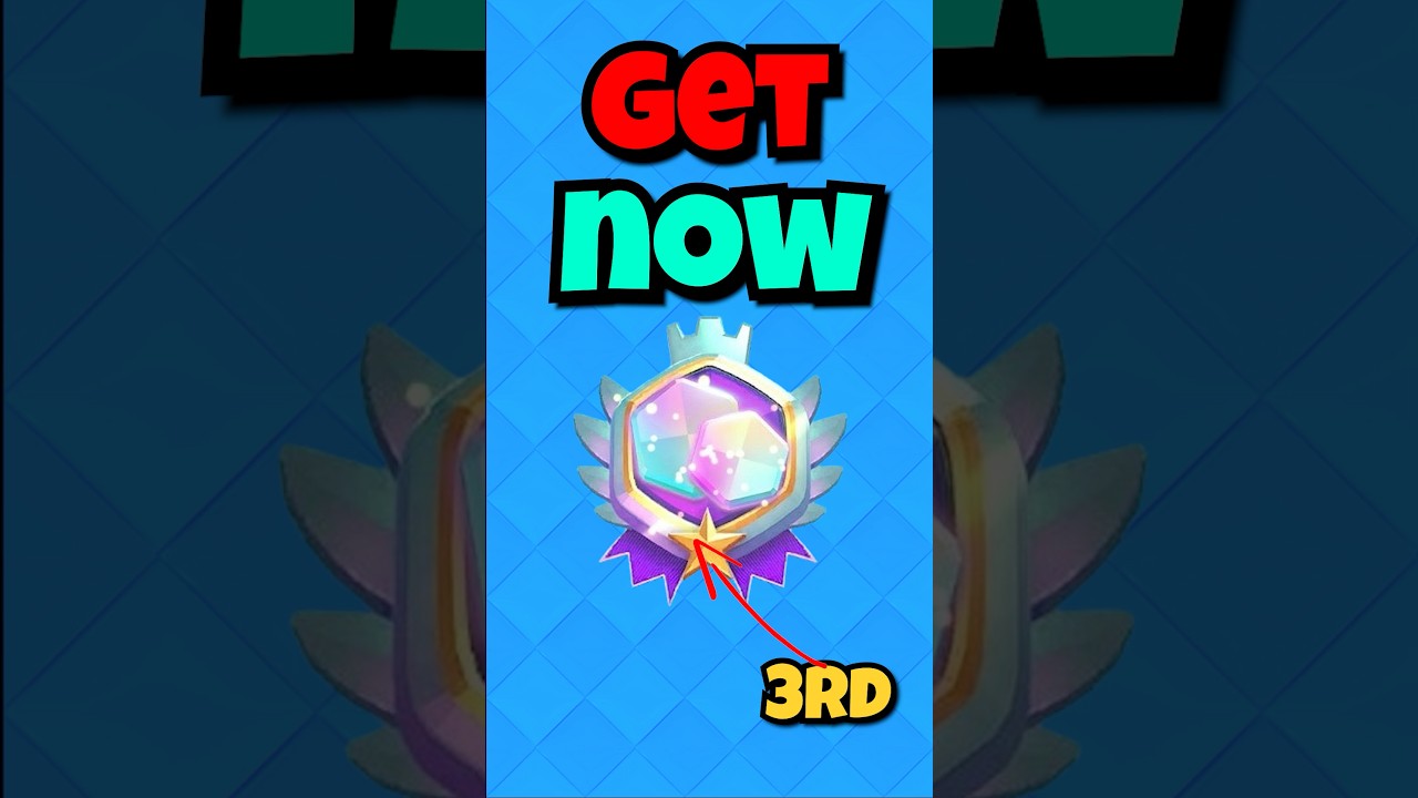 How to get the THIRD CHAOS BADGE 🥳 #clashroyale
