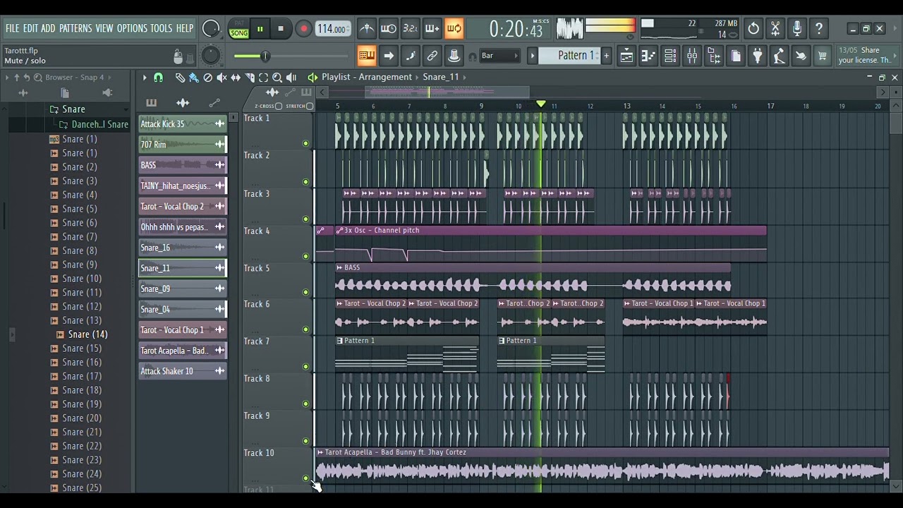 Bad Bunny Tarot (Instrumental Flp) YouTube