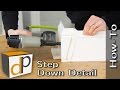 How To Make a Baseboard Step Down Detail + Bonus Trim Tips