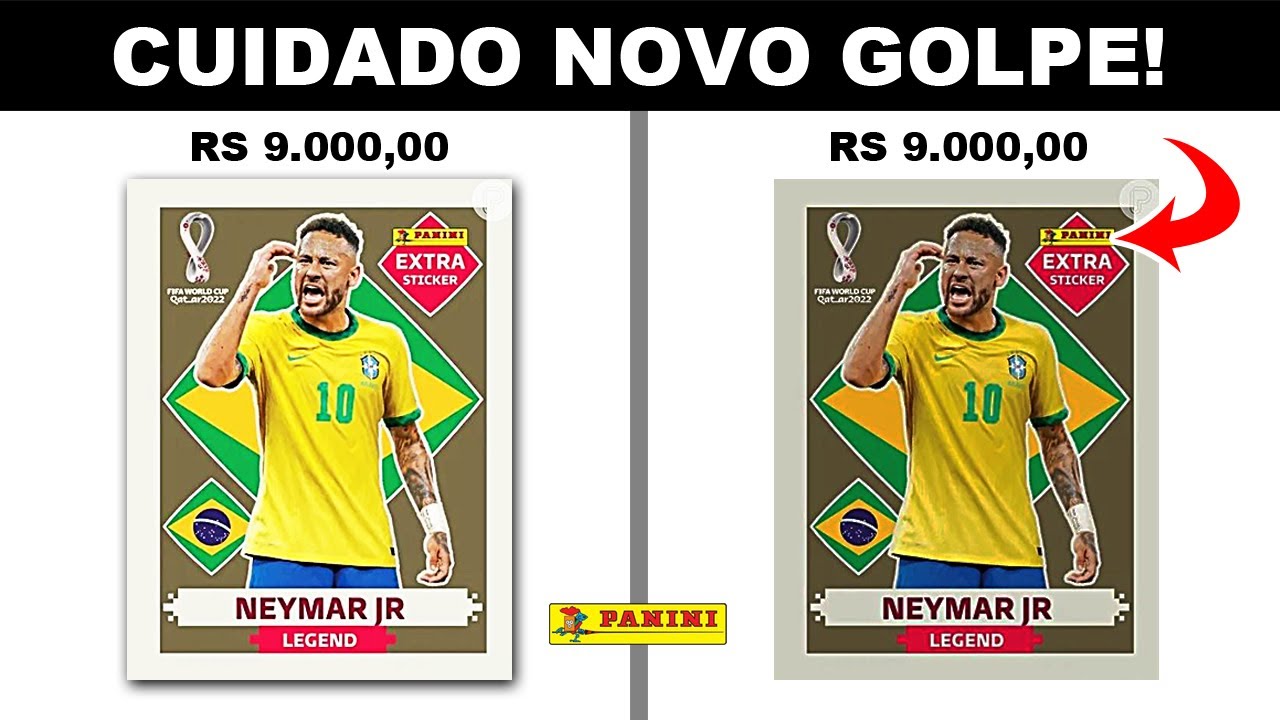 NEYMAR JUNIOR OURO (Gold) - EXTRA LEGEND (Brasil) - Fig