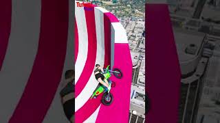 Gta V Dangerous Stunt On Mount Chiliad Episode.27 #Shorts