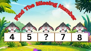 Find the Missing Number | Math for Kindergarten | Kids Math | KidsEDU Station | Math Quiz