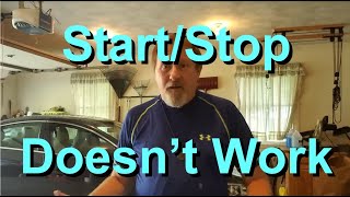 Volvo Drive-E Start Stop Not Working