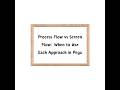 When to Use Process Flow vs Screen Flow in Pega | #ProcessFlow #ScreenFlow #PegaWorkflow