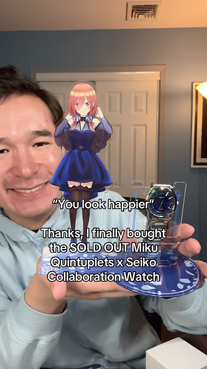 Unboxing The Quintuplets x Seiko Miku Nakano Anime Watch ππ€―