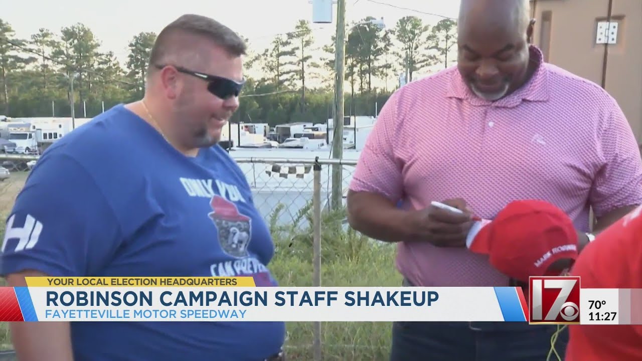 ⁣Key staffers exit Robinson campaign for NC governor