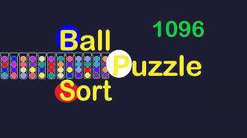 Ball Sort Puzzle Level 1096 🎯No Extra Tubes😂Game Walkthrough😘  #Stay Home And Fun Play #WithMe