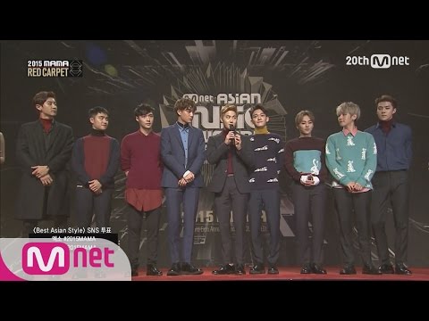 [EXO-Redcarpet] KPOP Award MAMA 2015 | EP.1